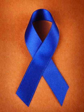 蓝带结直肠癌意识